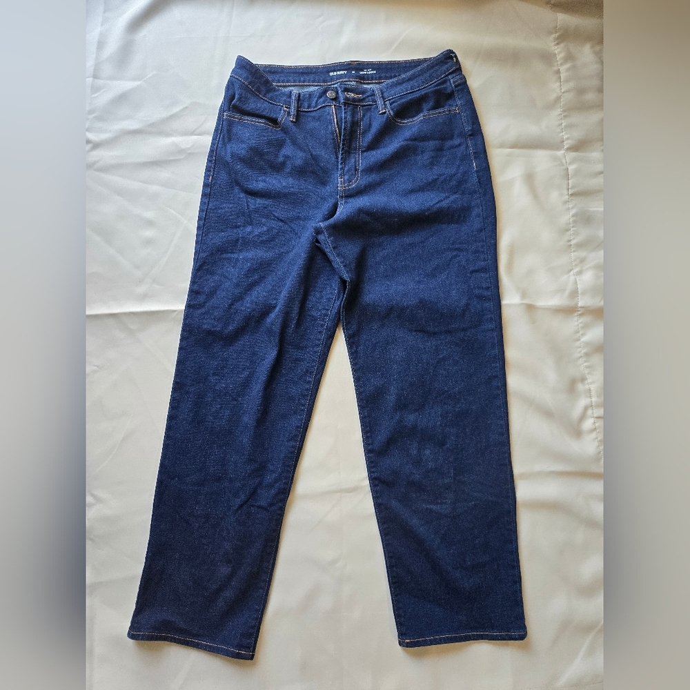 Women's Old Navy High-Rise, Wow Loose Dark Wash Jeans Size 12 *NEW NEVER WORN*